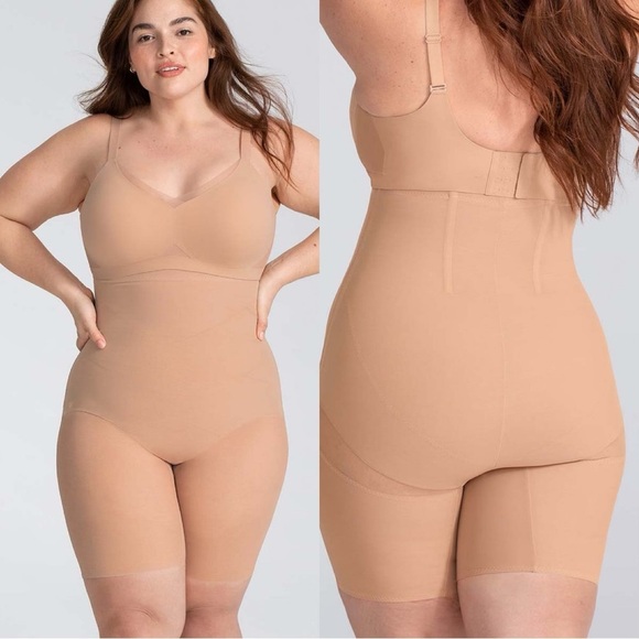 NWOT Honeylove SuperPower Short High Compression in Sand Plus Size 3X - Picture 1 of 15